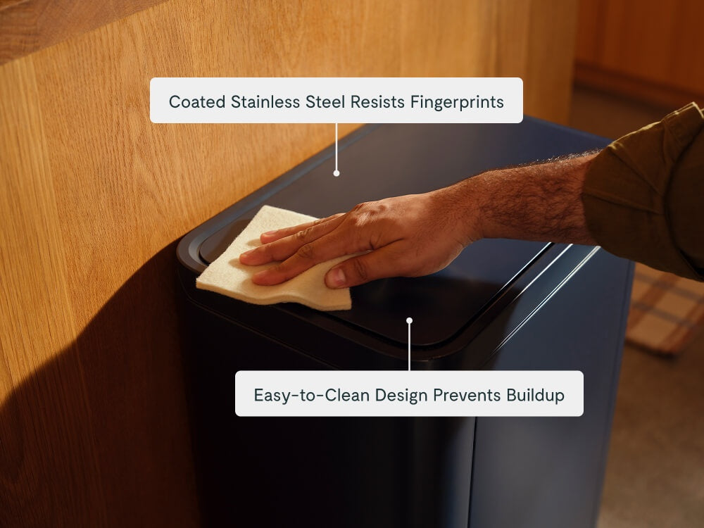 45L 2-Drawer Recycling Bin - Image 7