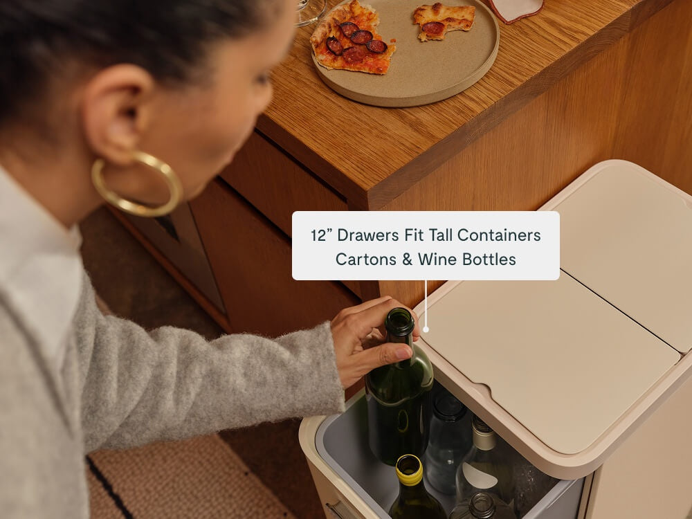 45L 2-Drawer Recycling Bin - Image 5