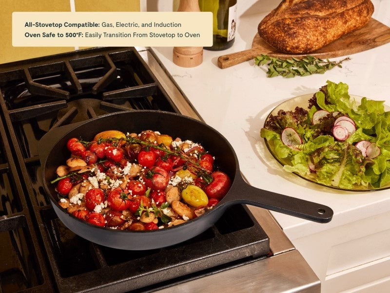 10.5” Enameled Cast Iron Skillet - Image 3