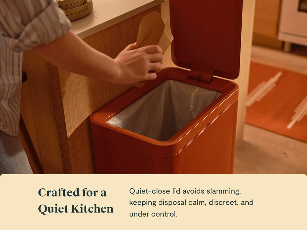 45L Slim Step Trash Can - Image 6
