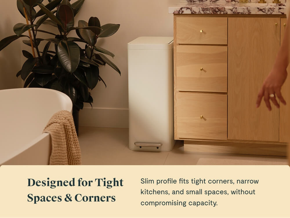 45L Slim Step Trash Can - Image 2